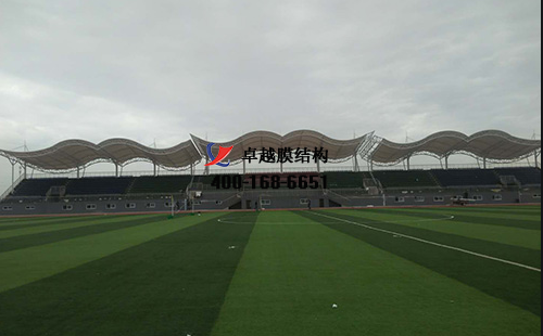 保定<font color='red'>膜結構看臺</font>/主席臺/舞臺【保定九孚生化有限公司等】工程設計施工案例