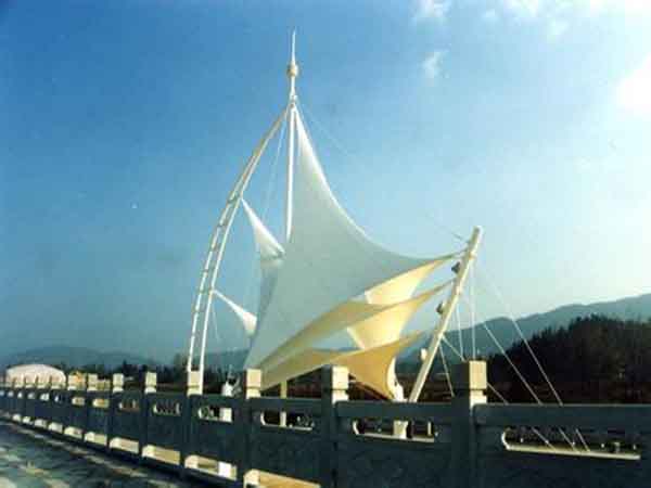 漳州景觀<font color='red'>張拉膜結構</font>遮陽棚【生產廠家】